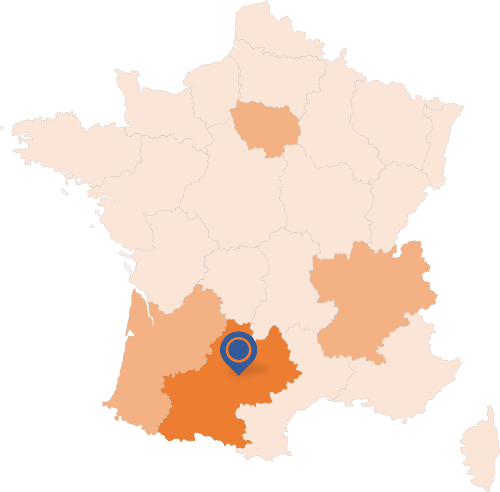 Présentation des zones d'intervention de la société AD Néo Conseil