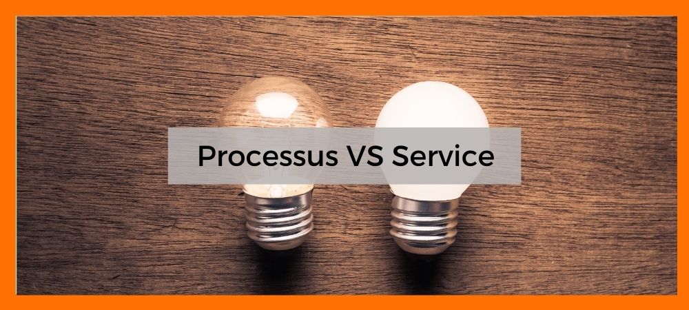 différence processus et service